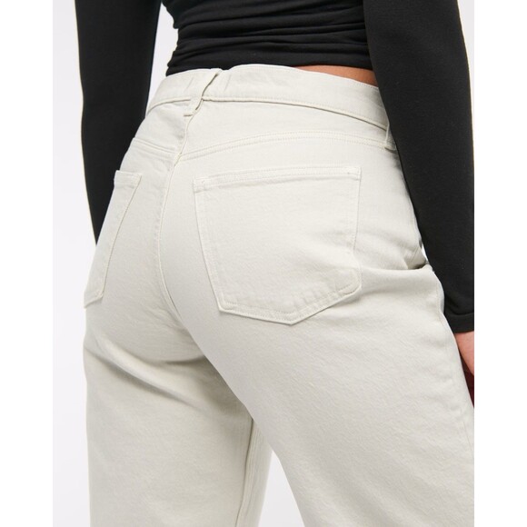 Abercrombie & Fitch Women 32 Jeans Short Curve Low Rise Baggy Stretch NEW - Picture 5 of 14